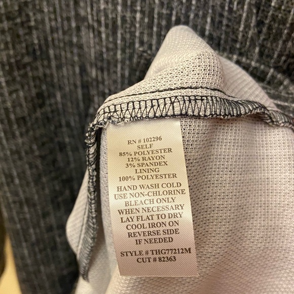 NWT Connected Apparel Pinstripe Pull-on Knit Business Dress - Picture 15 of 16